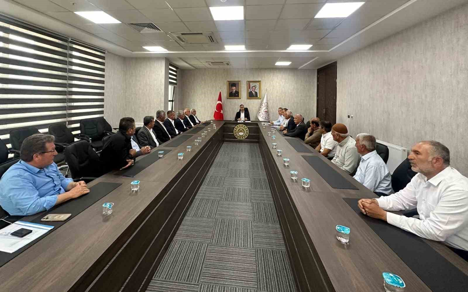 Samsat’ta birlik meclis toplantısı yapıldı