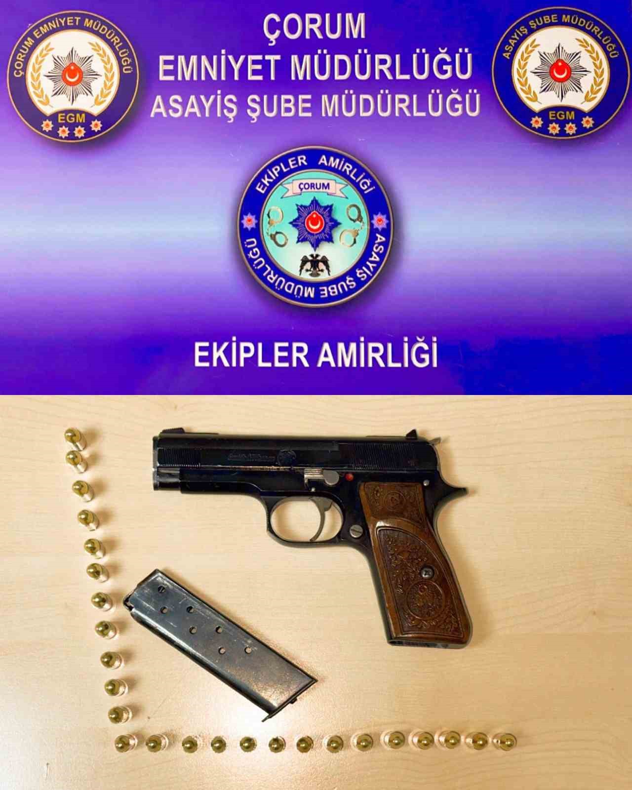 &Ccedil;orum&rsquo;da aranan 5 şahıs yakalandı
