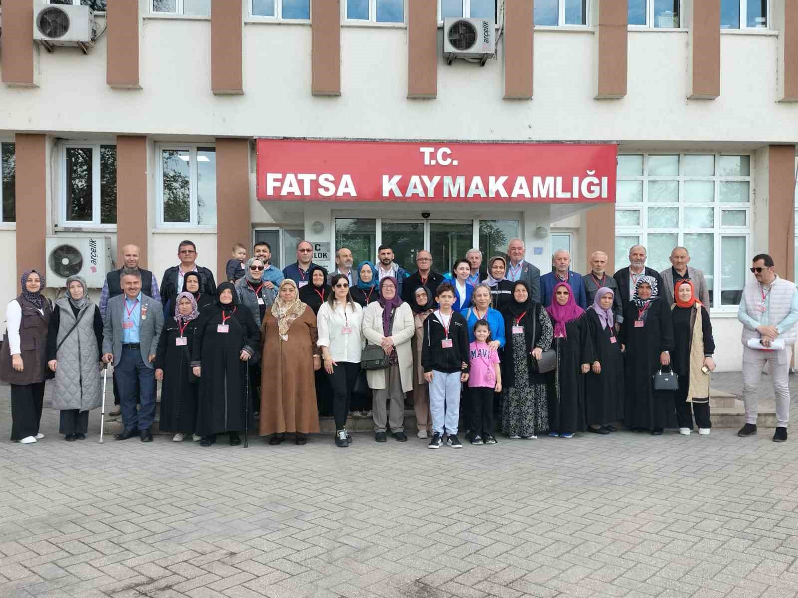 Ordu’da şehit yakını ve gaziler için anlamı gezi