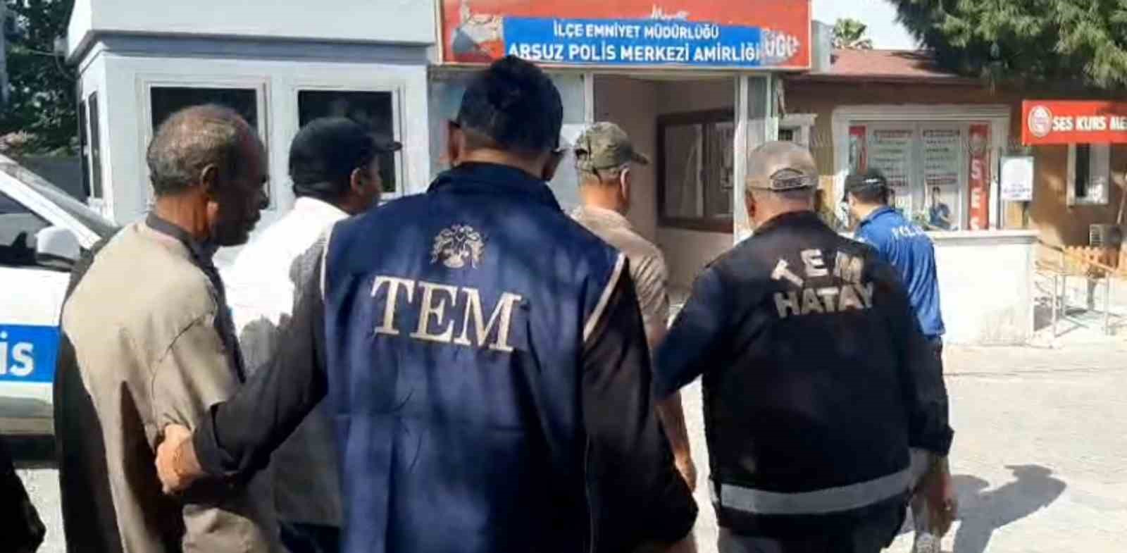 Hatay’da vize ihlali ve kaçak yabancı operasyonu