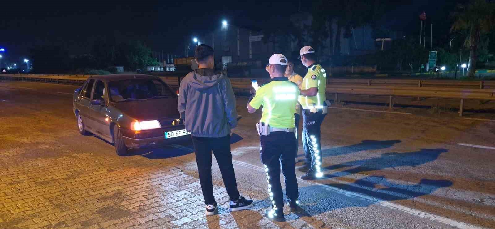 Farının biri yanmayan sürücüye ceza