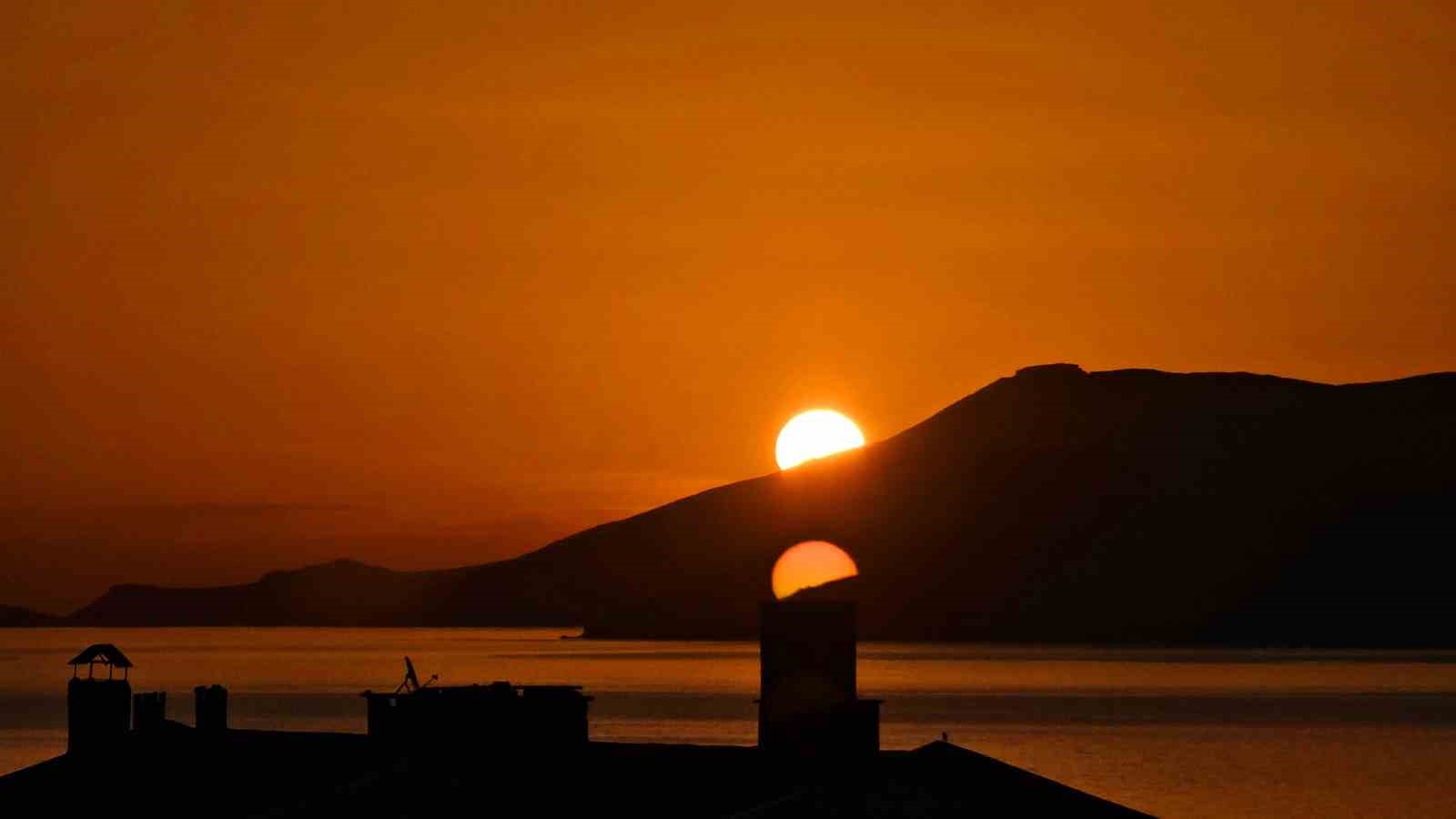 Tatvan’da 4 mevsim gün doğumu