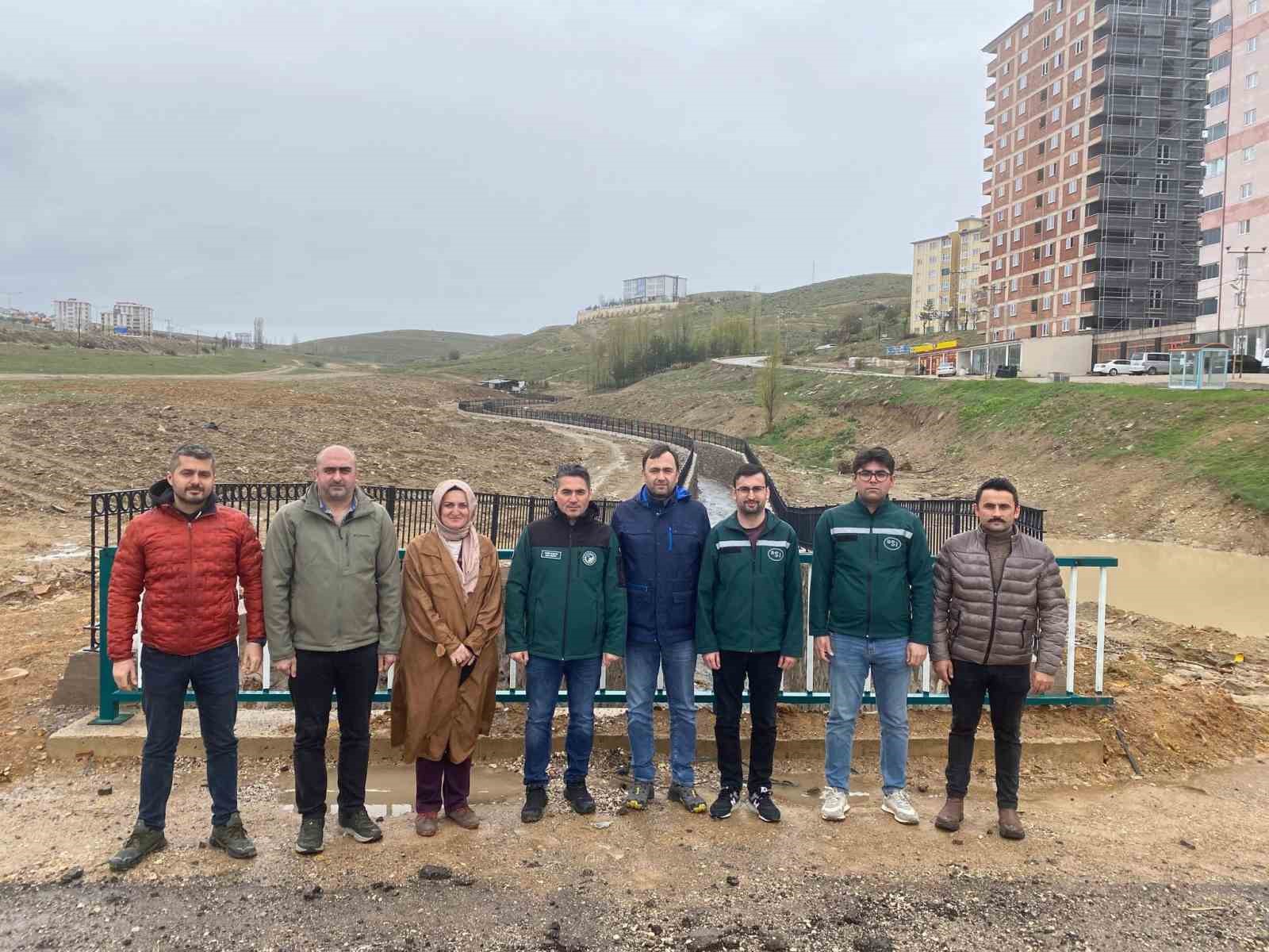 Bayburt Pönserek Deresi taşkın kontrol projesi tamamlandı
