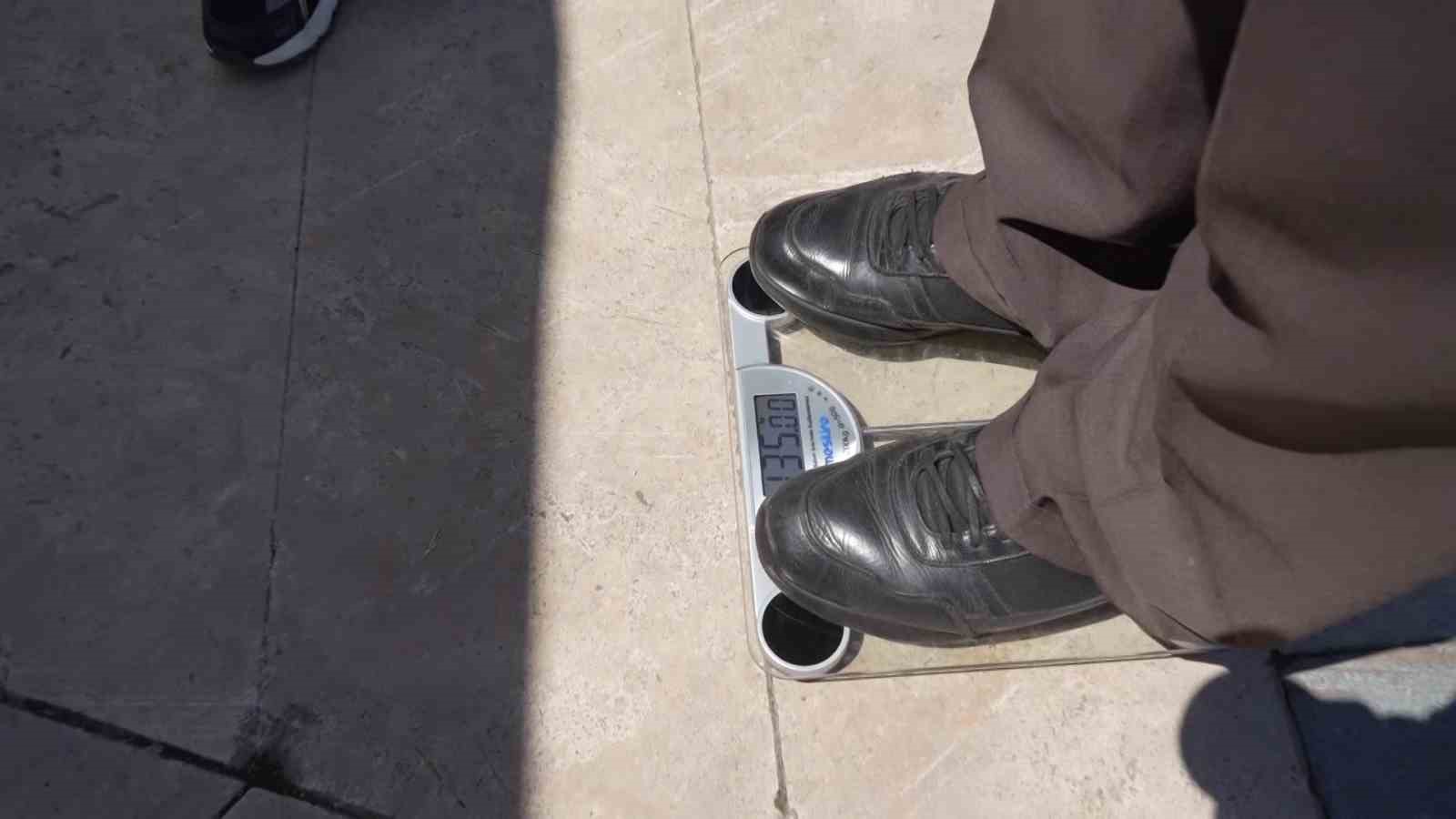 Samsun’da kilo takip ekipleri sahada