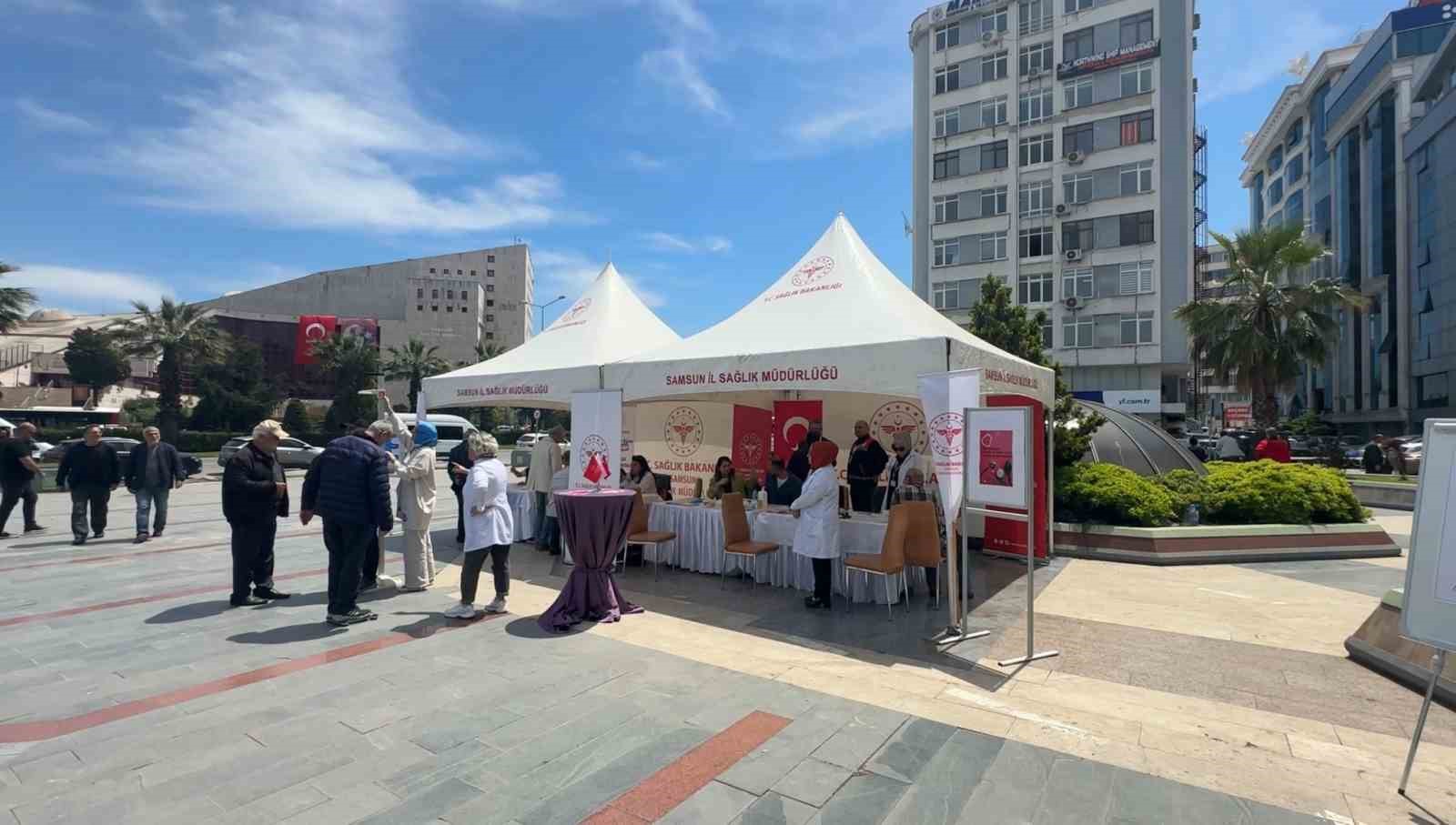 Samsun’da kilo takip ekipleri sahada