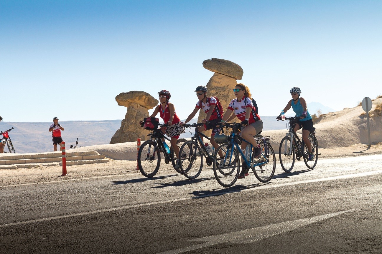 Kapadokya’da bisiklet festivali heyecanı