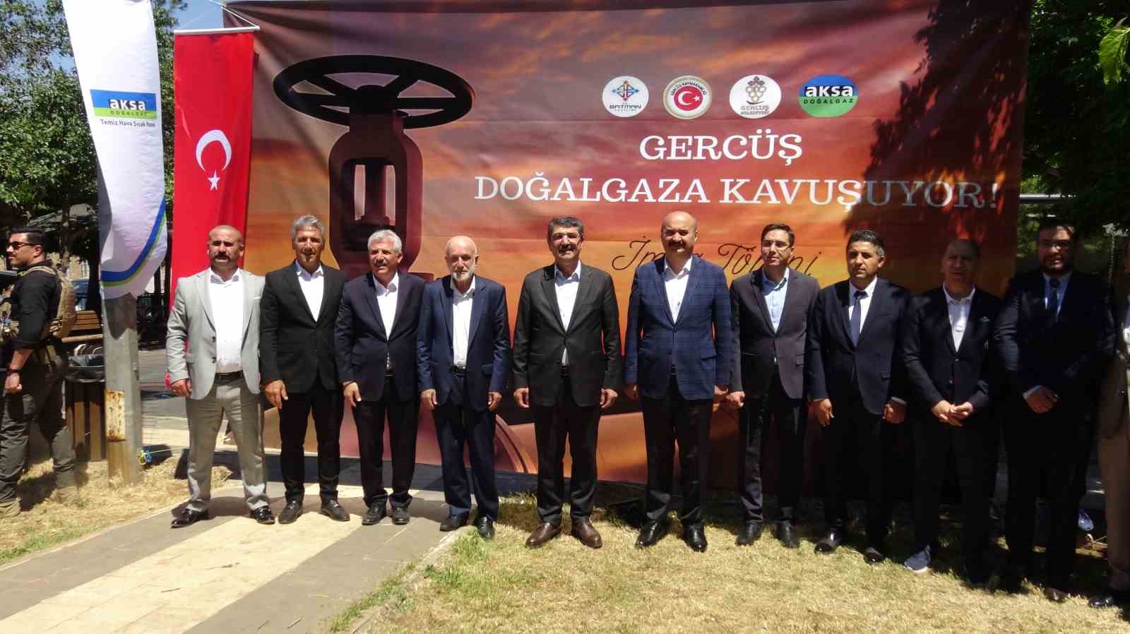 Gerc&uuml;ş doğalgaza kavuşuyor
