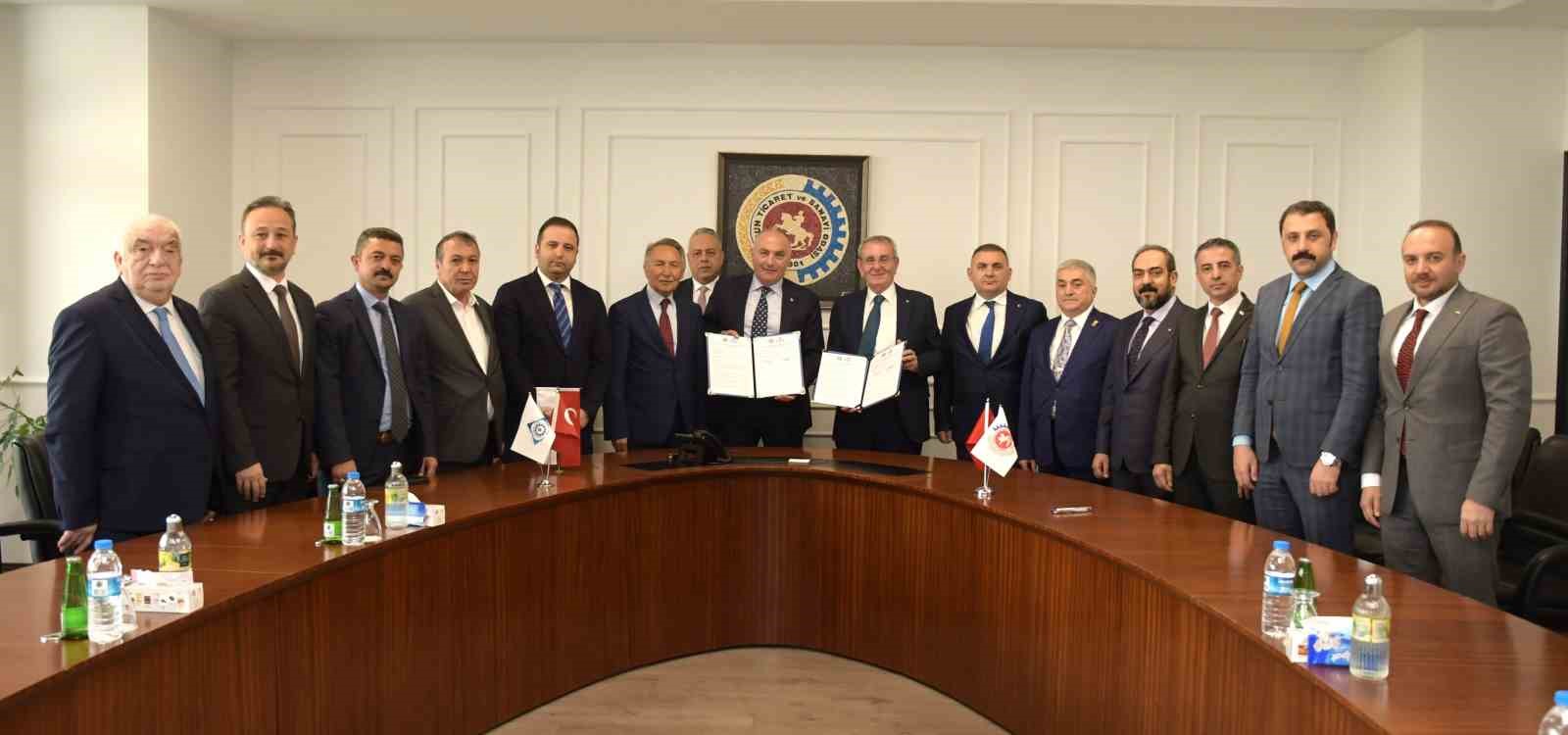 Samsun TSO ve Erzurum TSO arasında "kardeş oda" protokolü