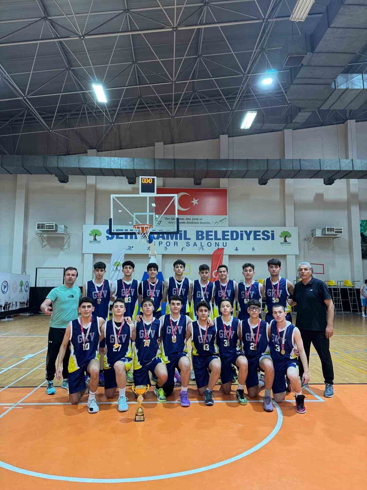GKV Liseleri Basketbolda Gaziantep şampiyonu
