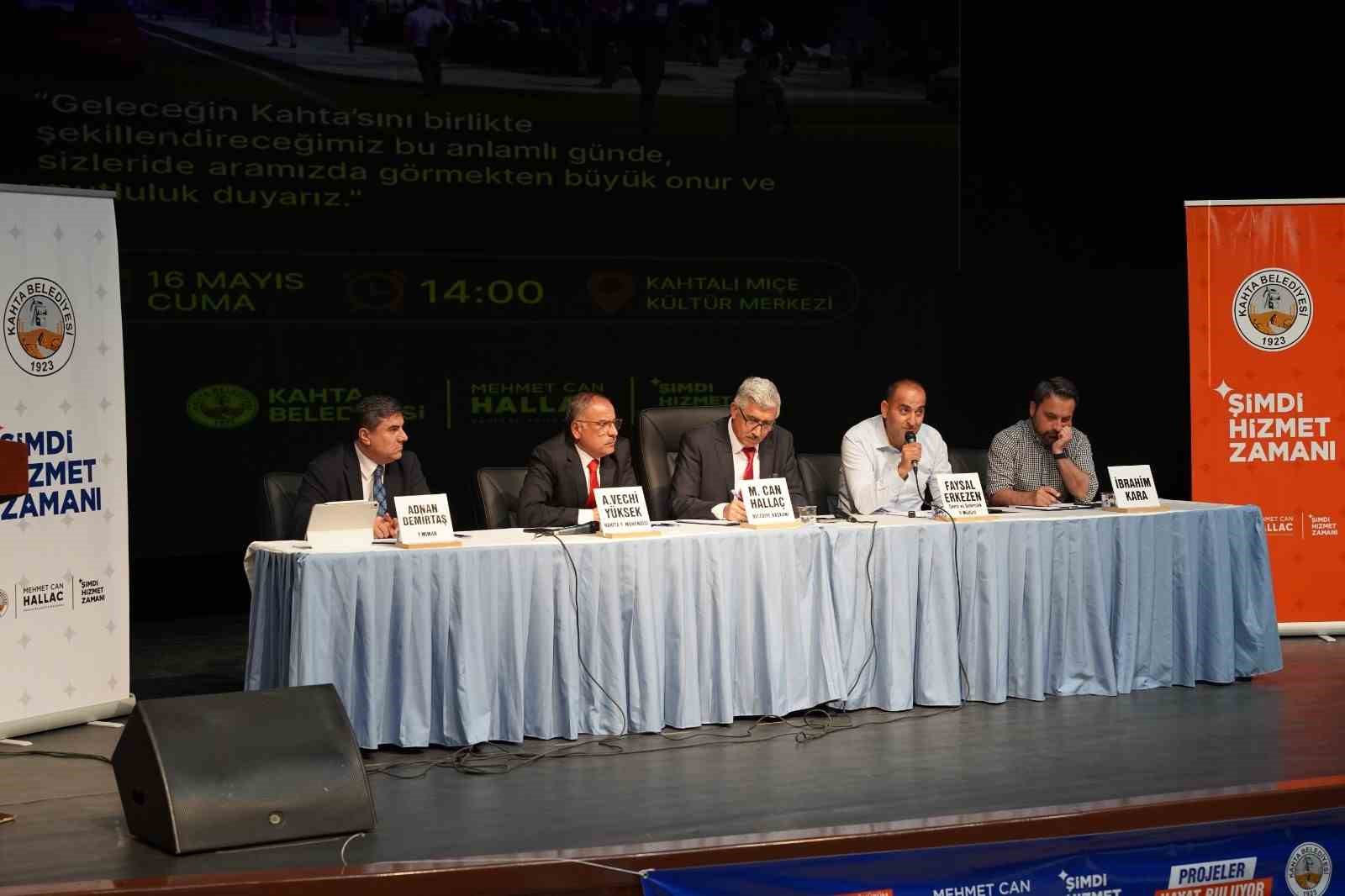 Kahta Eski Çarşı Kentsel Dönüşüm Projesine hak sahiplerinden tam destek