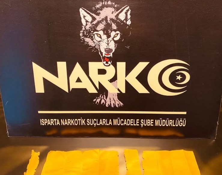 Isparta’da bin 256 kullanımlık sentetik kannabinoid ele geçirildi