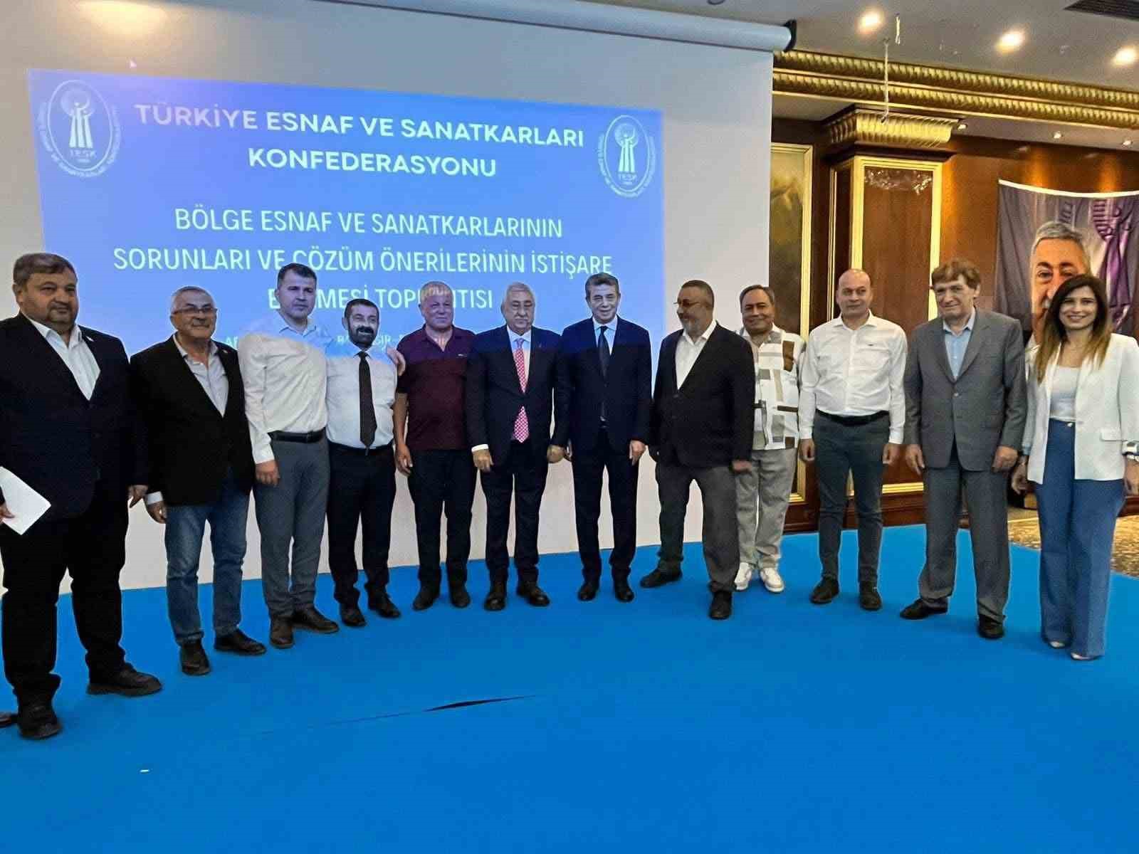 Başkan Künkcü, Ege Bölgesi Esnaf Toplantısı’nda Aydın’ı temsil etti