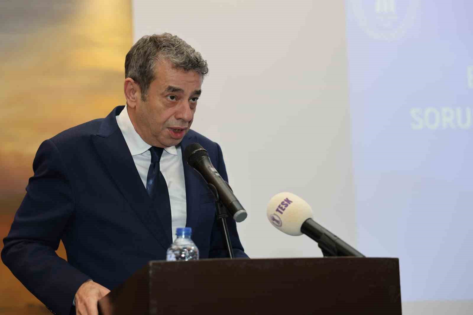 Başkan K&uuml;nkc&uuml;, Ege B&ouml;lgesi Esnaf Toplantısı&rsquo;nda Aydın&rsquo;ı temsil etti
