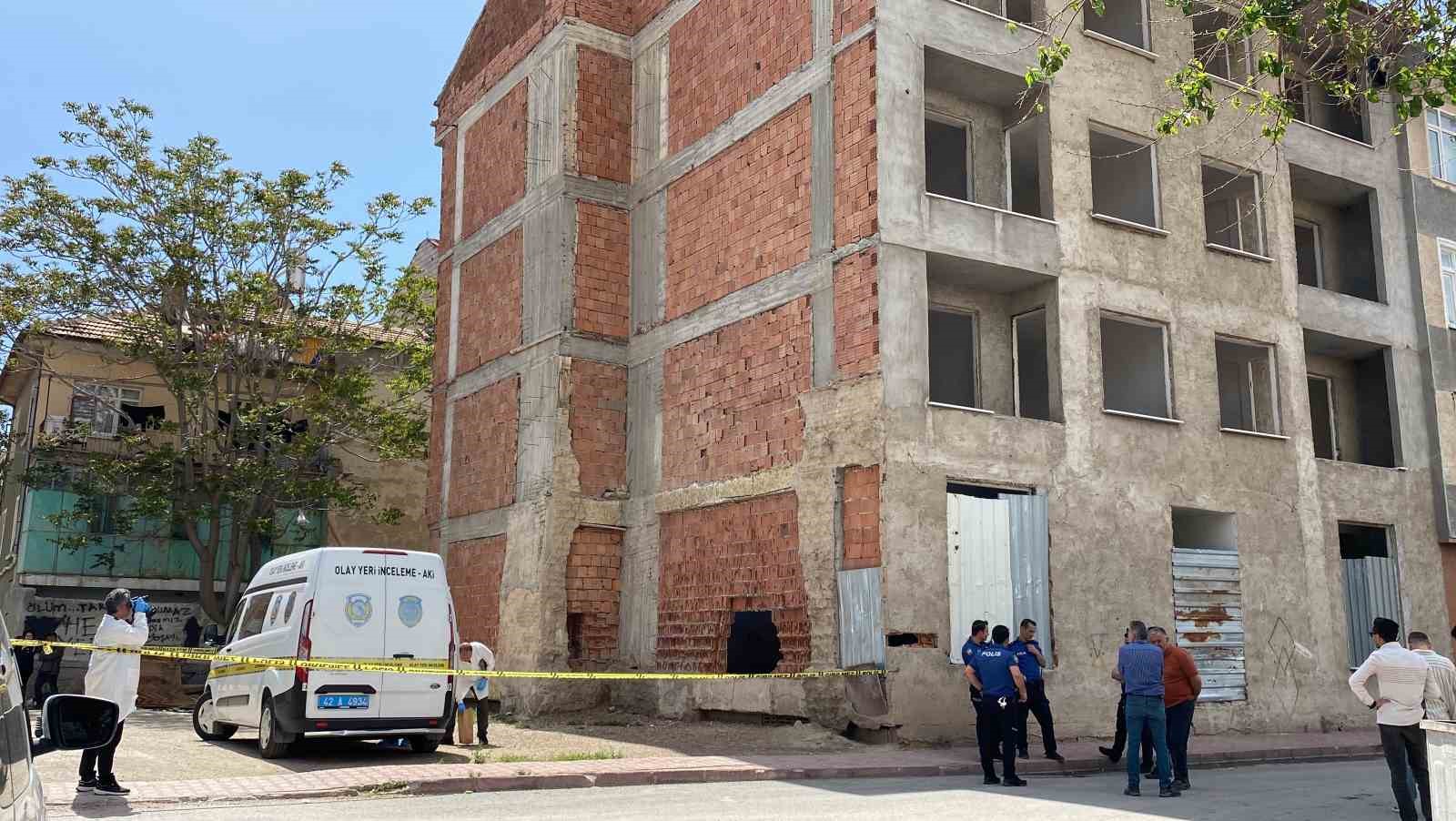 Konya’da inşaatta erkek cesedi bulundu
