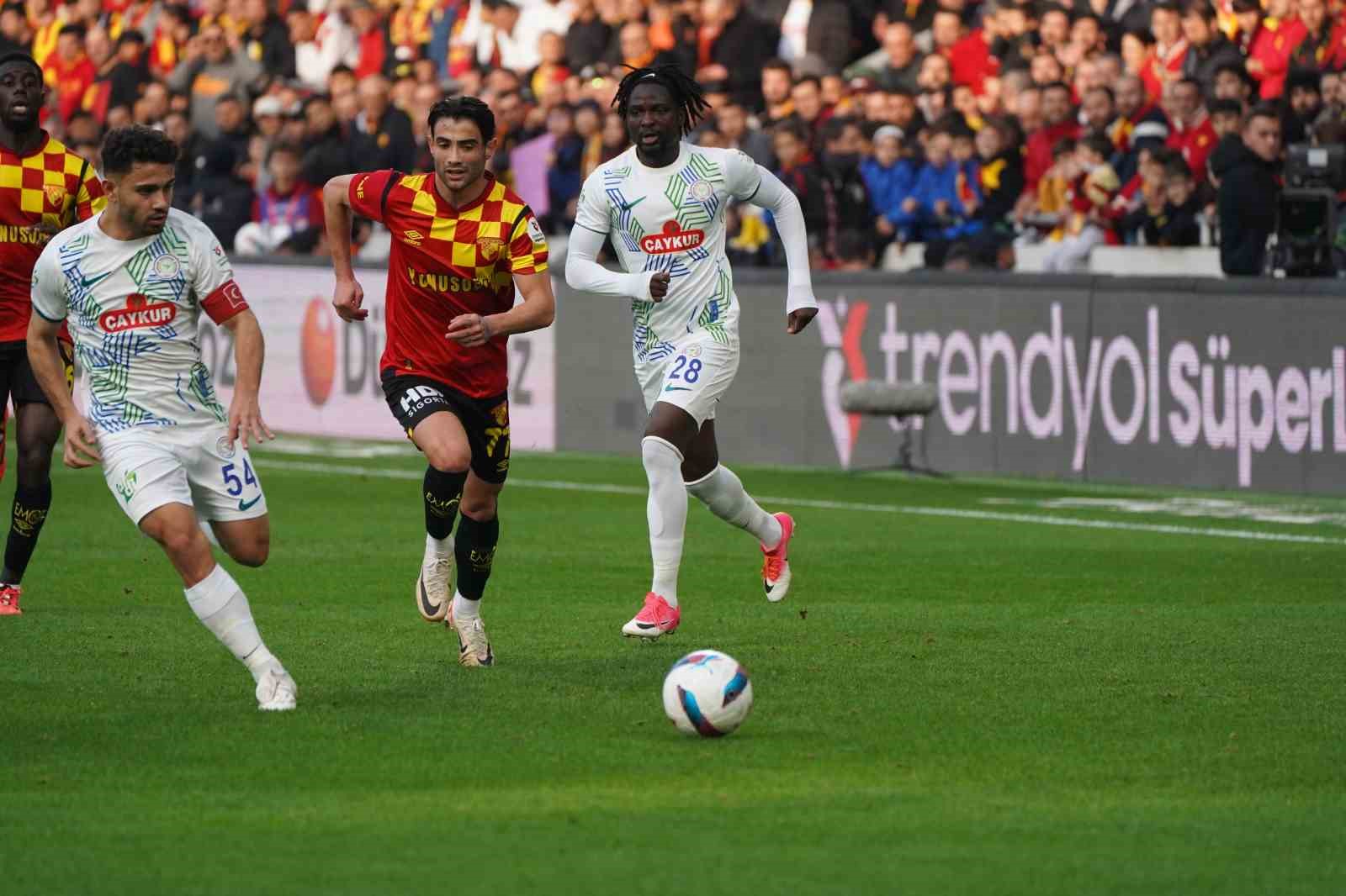 Çaykur Rizespor ile Göztepe 14. randevuda