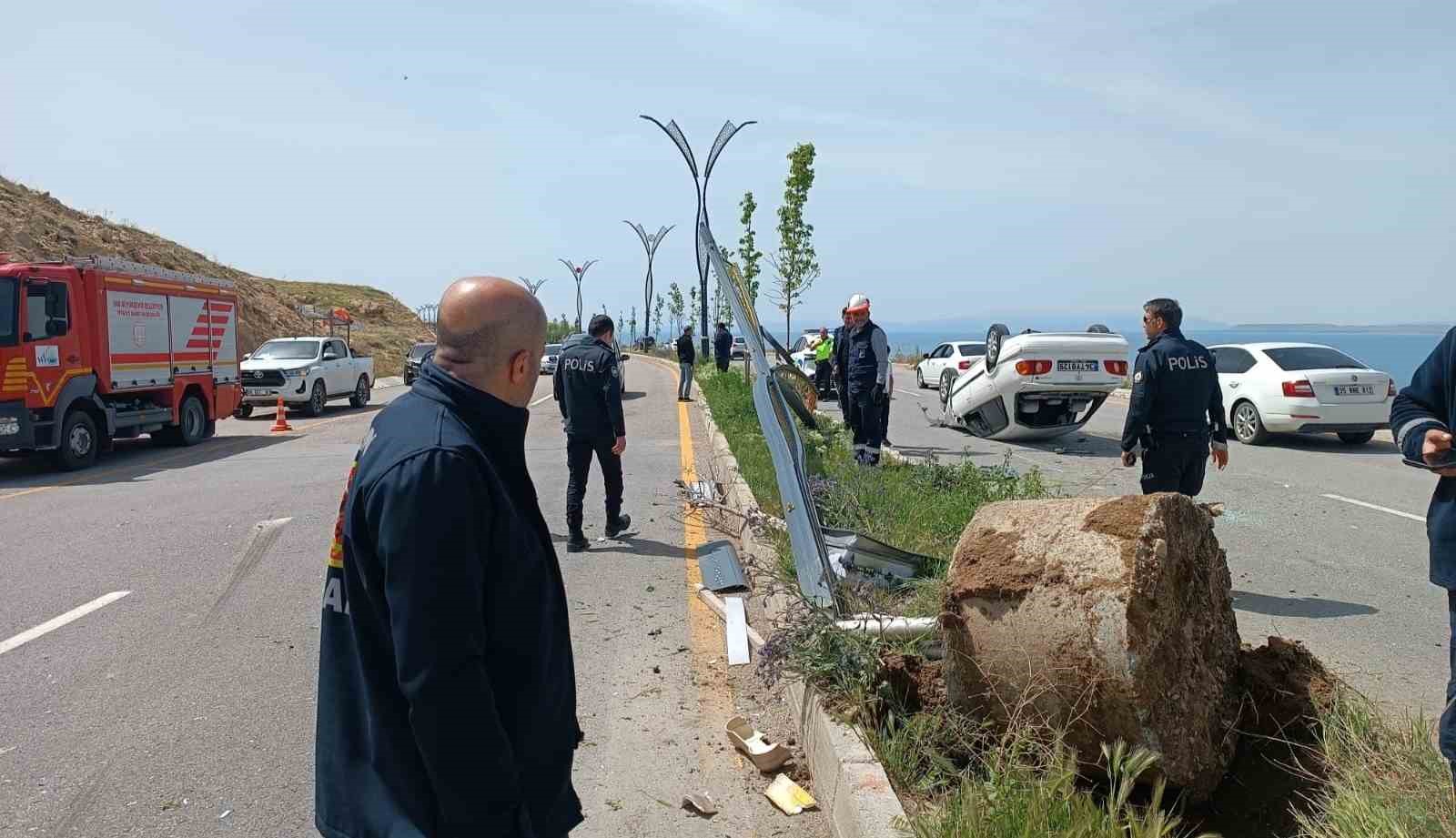 Van&rsquo;da trafik kazası: 3 yaralı
