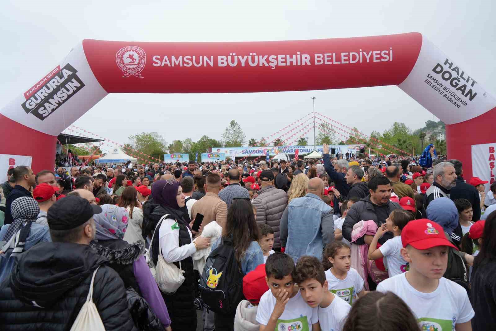 Çocuk Maratonu ve Festivali, 15 bin çocuk ve ailesine ev sahipliği yaptı
