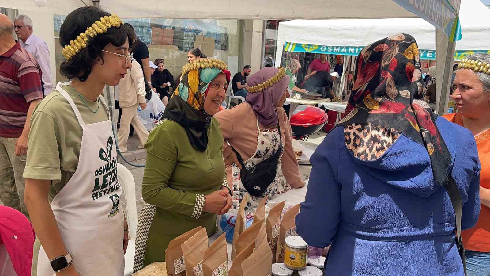 Osmaniye Lezzet Festivali’ne hanım eli değdi