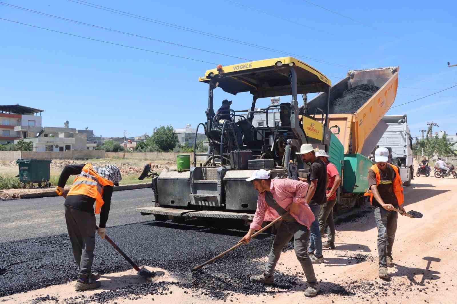 Halfeti’de ulaşımı rahatlatacak asfalt hamlesi