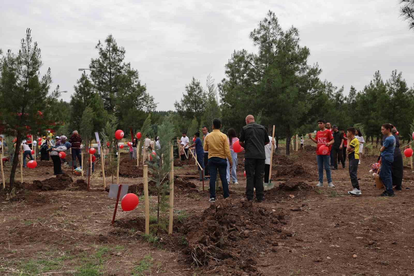 Diyarbakır&rsquo;da "Koruyucu Aile Hatıra Ormanı" oluşturuldu

