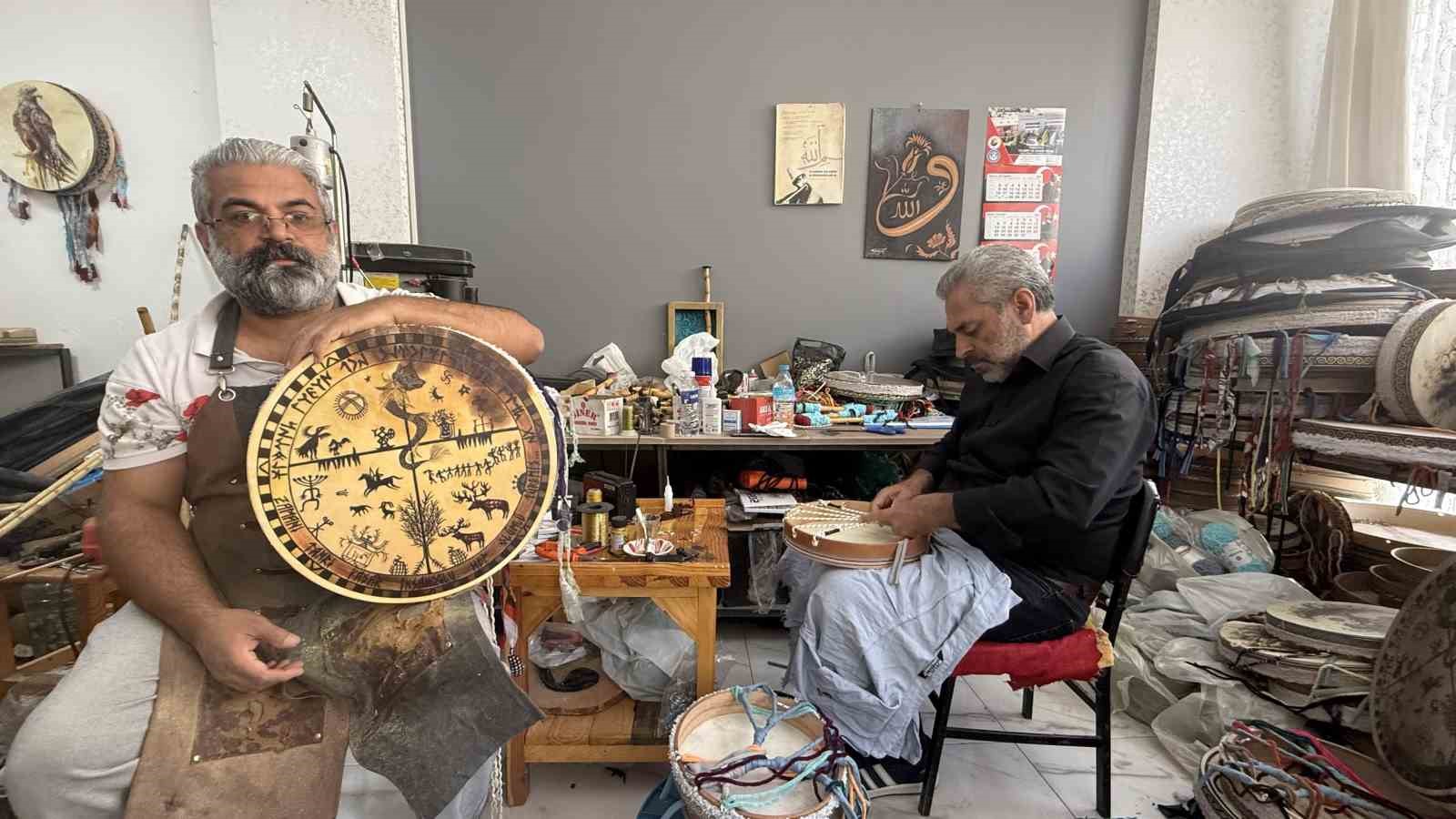 Turgutlu’dan Amerika ve Avrupa’ya şaman davulu ihracatı