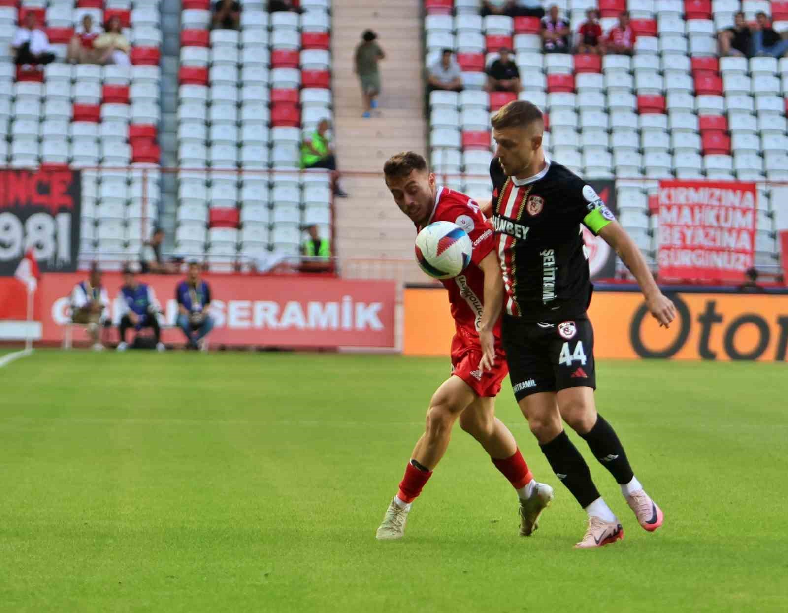 Trendyol Süper Lig: Antalyaspor: 0 - Gaziantep FK: 0 (İlk yarı)