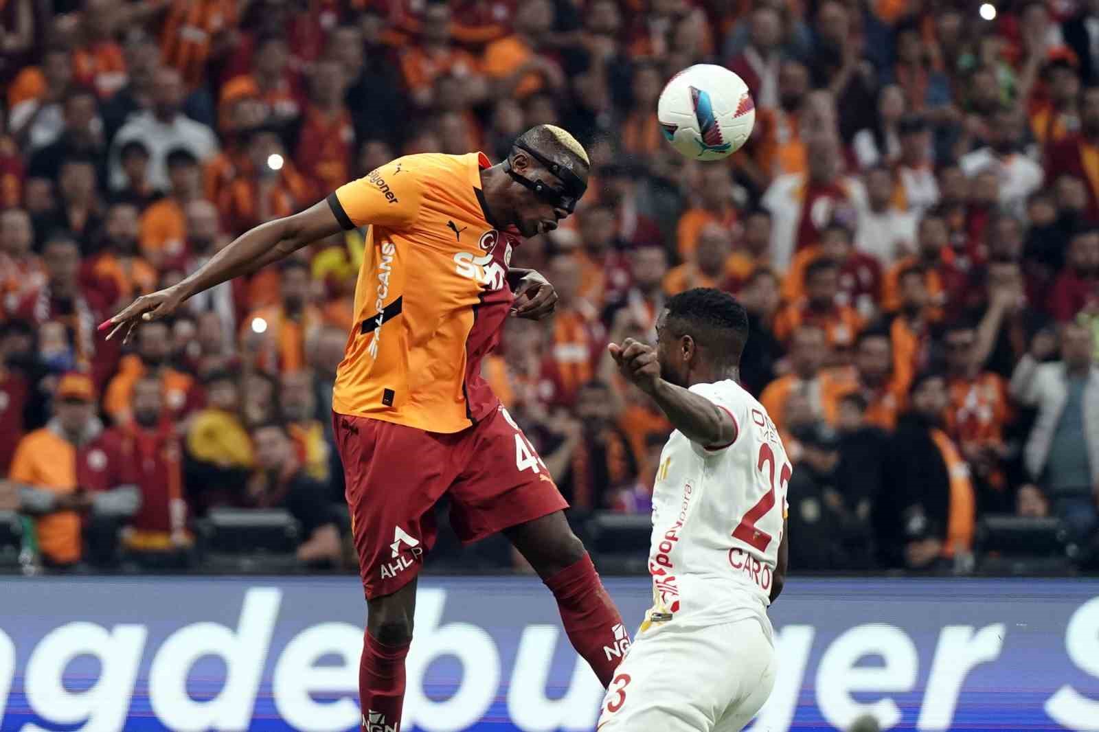 Trendyol Süper Lig: Galatasaray: 3 - Kayserispor: 0 (Maç sonucu)