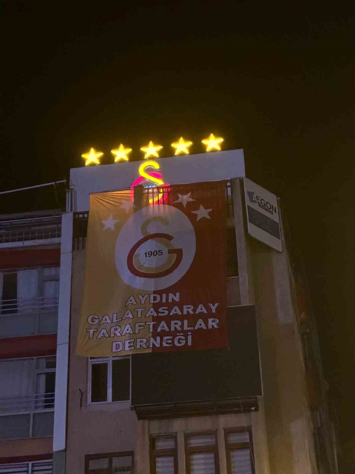 Galatasaraylılar, Aydın’da beşinci yıldızı yaktı