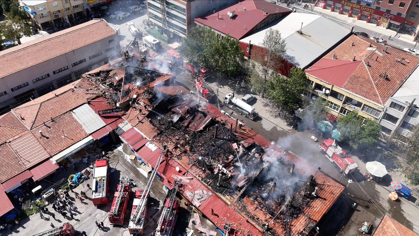 Belediyeden yangına ilişkin basın açıklaması