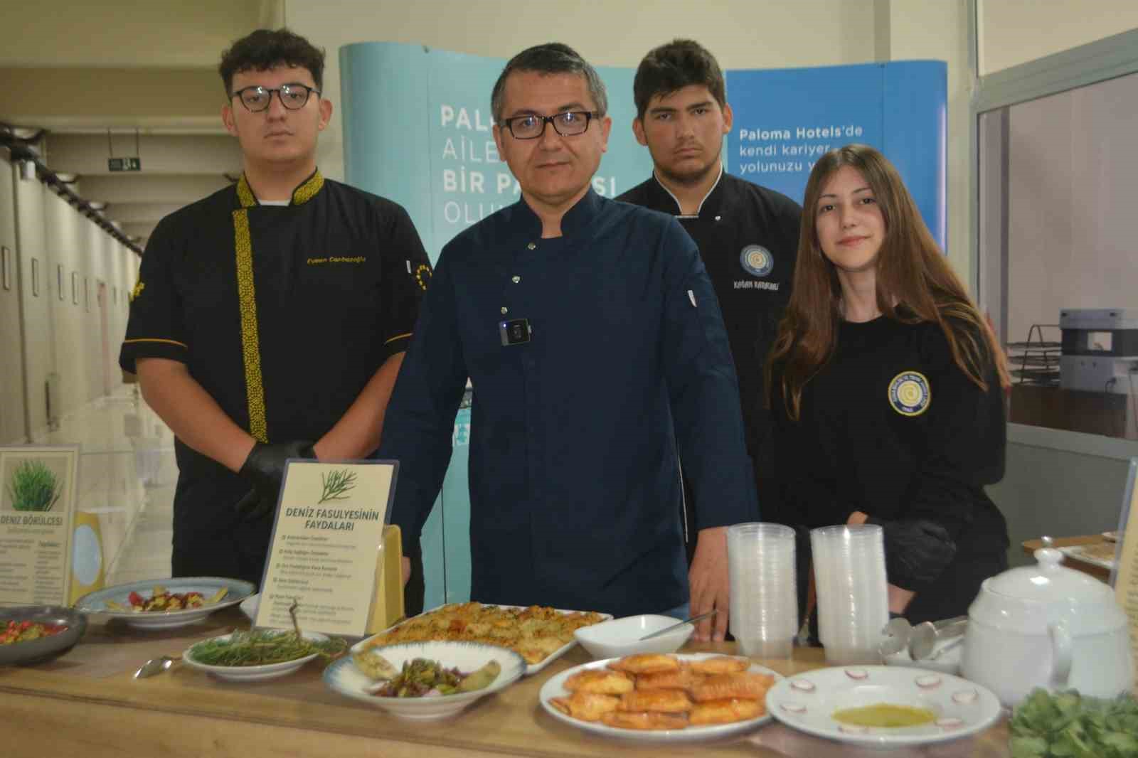 Ayvalık’ta geleceğin gastronomi şeflerinden ot şenliği