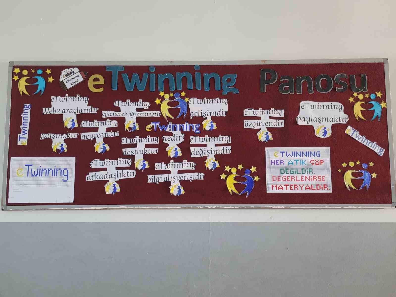 Dicle Sergenli Ortaokulu’ndan atık madde ve çevre bilinci konulu e Twinning projesi