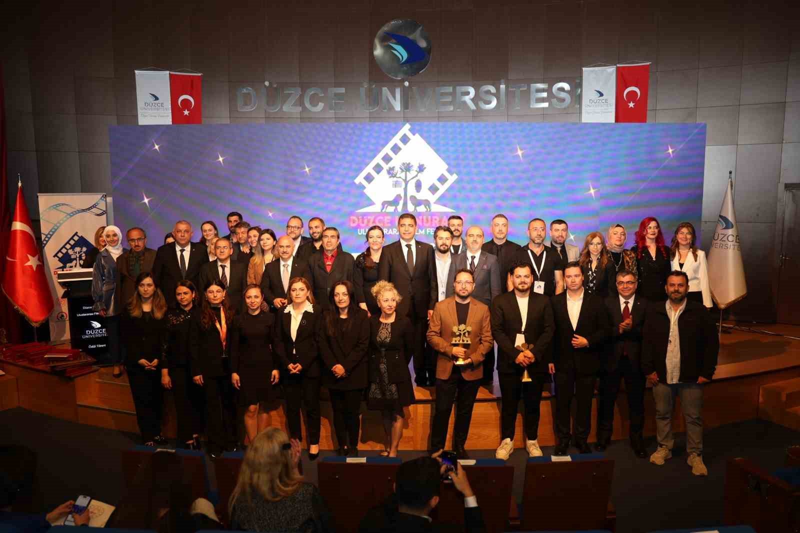 Düzce Konuralp Uluslararası Film Festivali ödülleri sahiplerini buldu