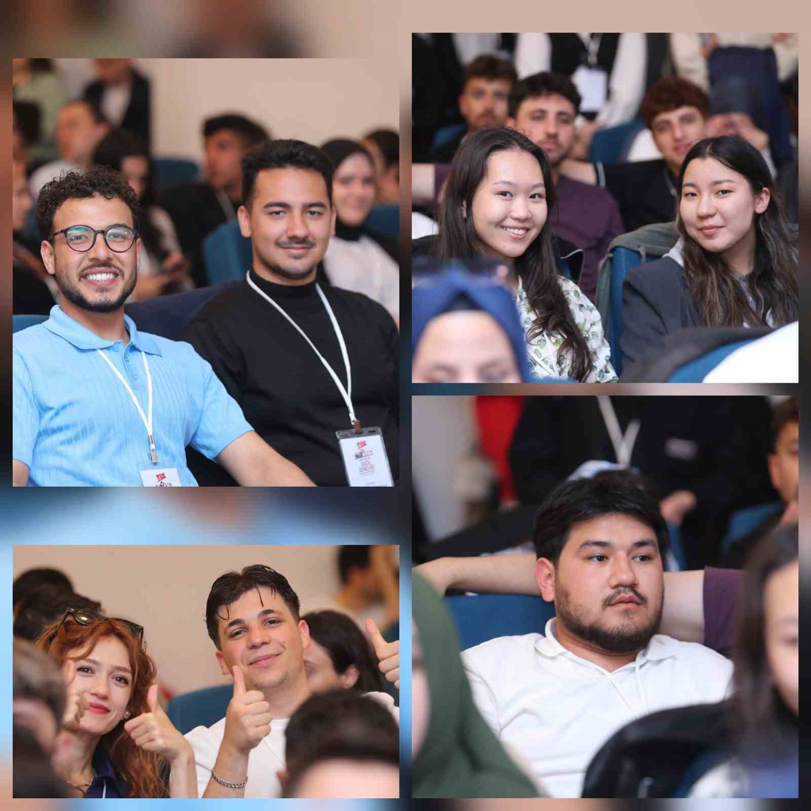 Vali Aksoy, temsilci gen&ccedil;leri ağırladı
