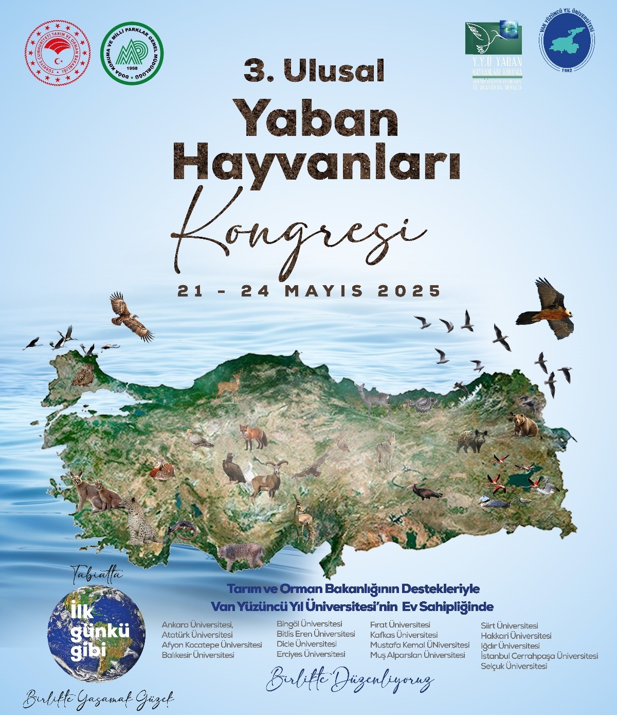 Van&rsquo;da "3. Ulusal Yaban Hayvanları Kongresi" d&uuml;zenlenecek
