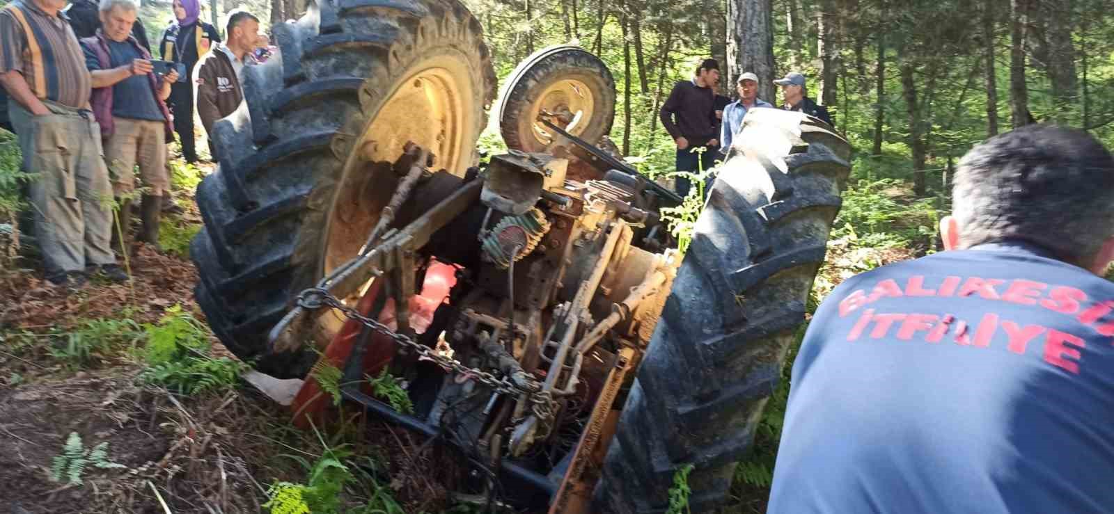 Sındırgı&rsquo;da trakt&ouml;r altında kalan s&uuml;r&uuml;c&uuml; hayatını kaybetti
