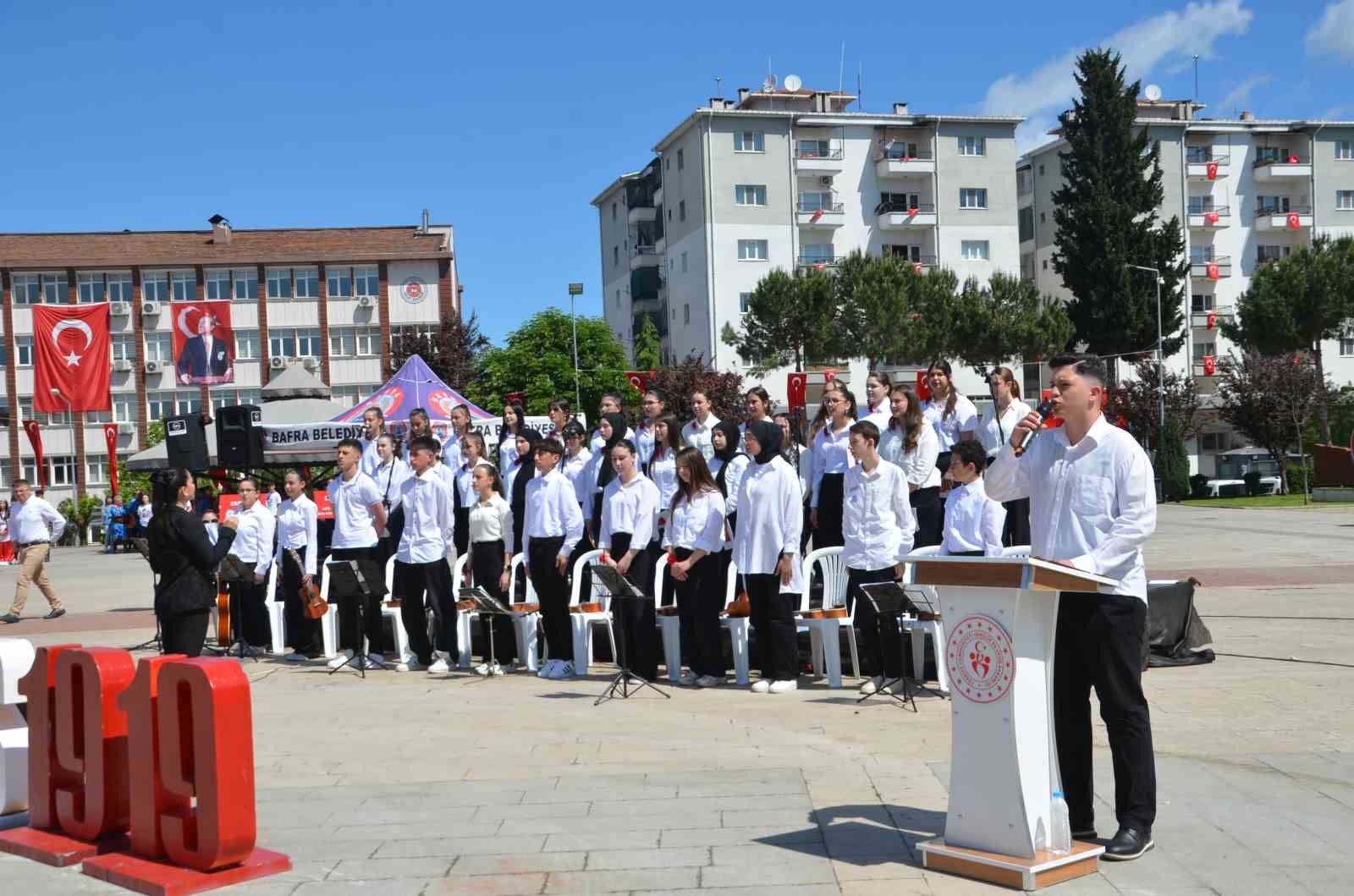 Bafra’da 19 Mayıs coşkusu