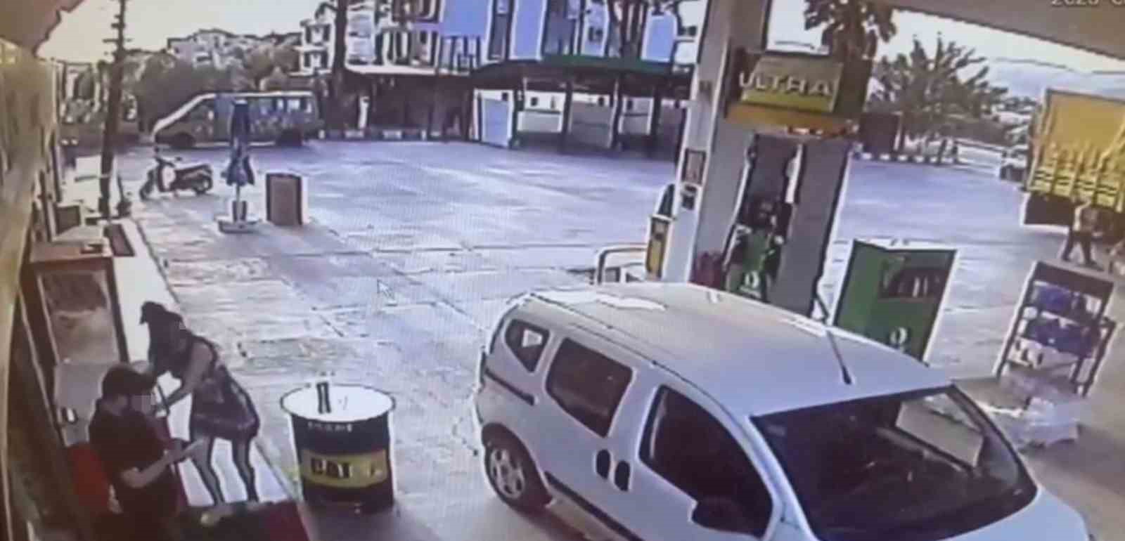 Fethiye’de akaryakıt istasyonundaki darp ve gaspla ilgili 3 kişi gözaltına alındı