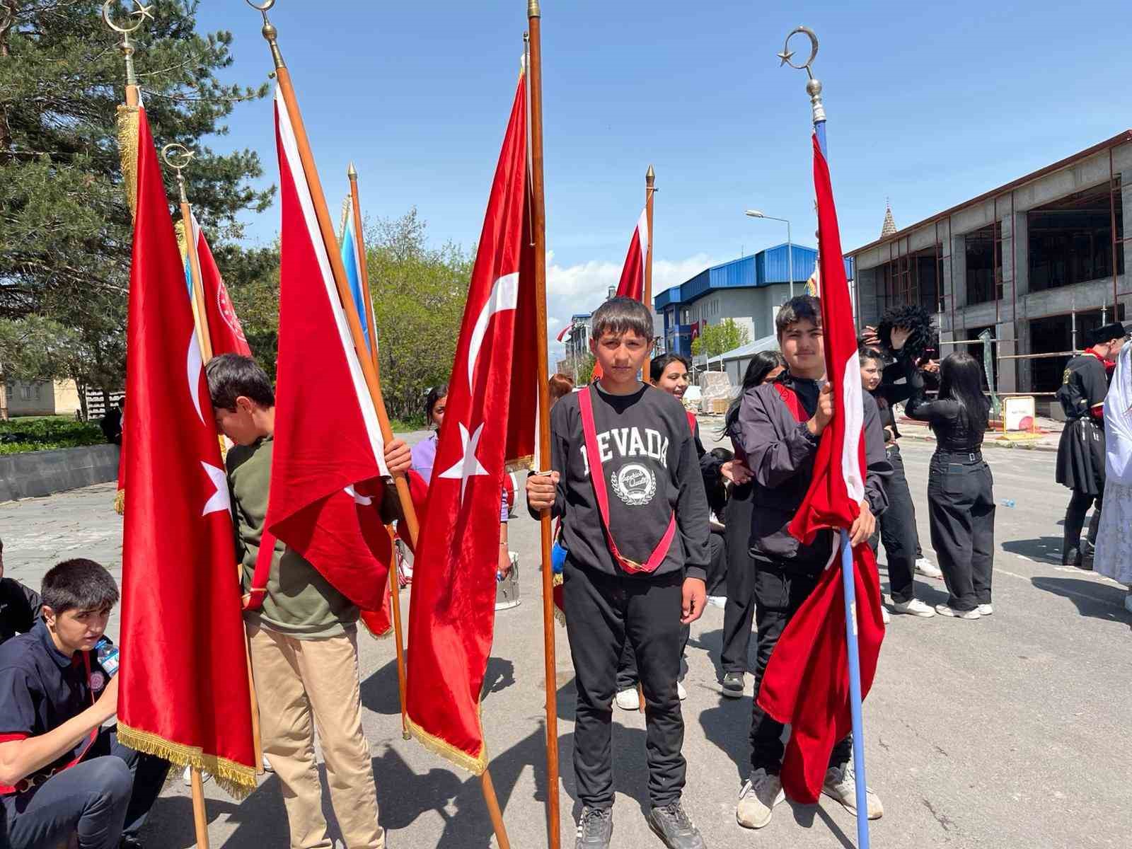 Akyaka&rsquo;da 19 Mayıs coşkusu

