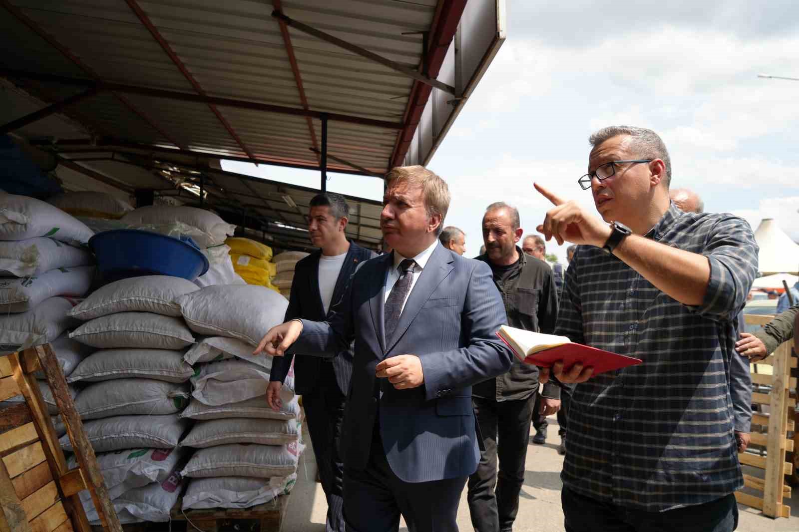 Buğday Meydanı&rsquo;nda hasar tespit &ccedil;alışmaları yapıldı
