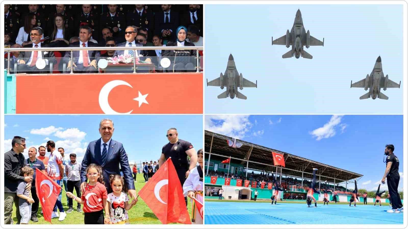 Bingöl’de 19 Mayıs renkli görüntülere sahne oldu