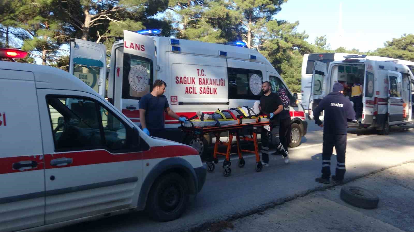Çanakkale’de trafik kazası: 2 yaralı