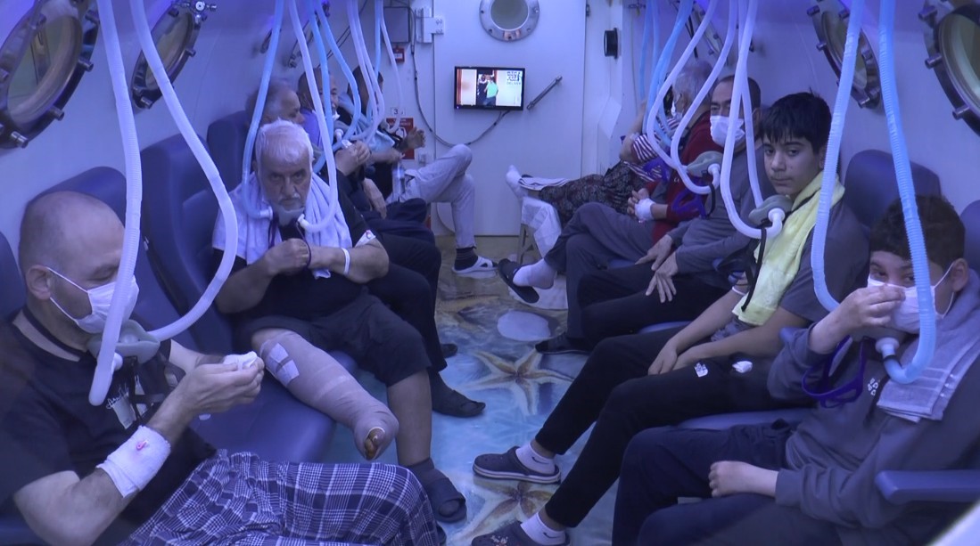 Hiperbarik oksijen tedavi ünitesi Eskişehir’de şifa dağıtıyor