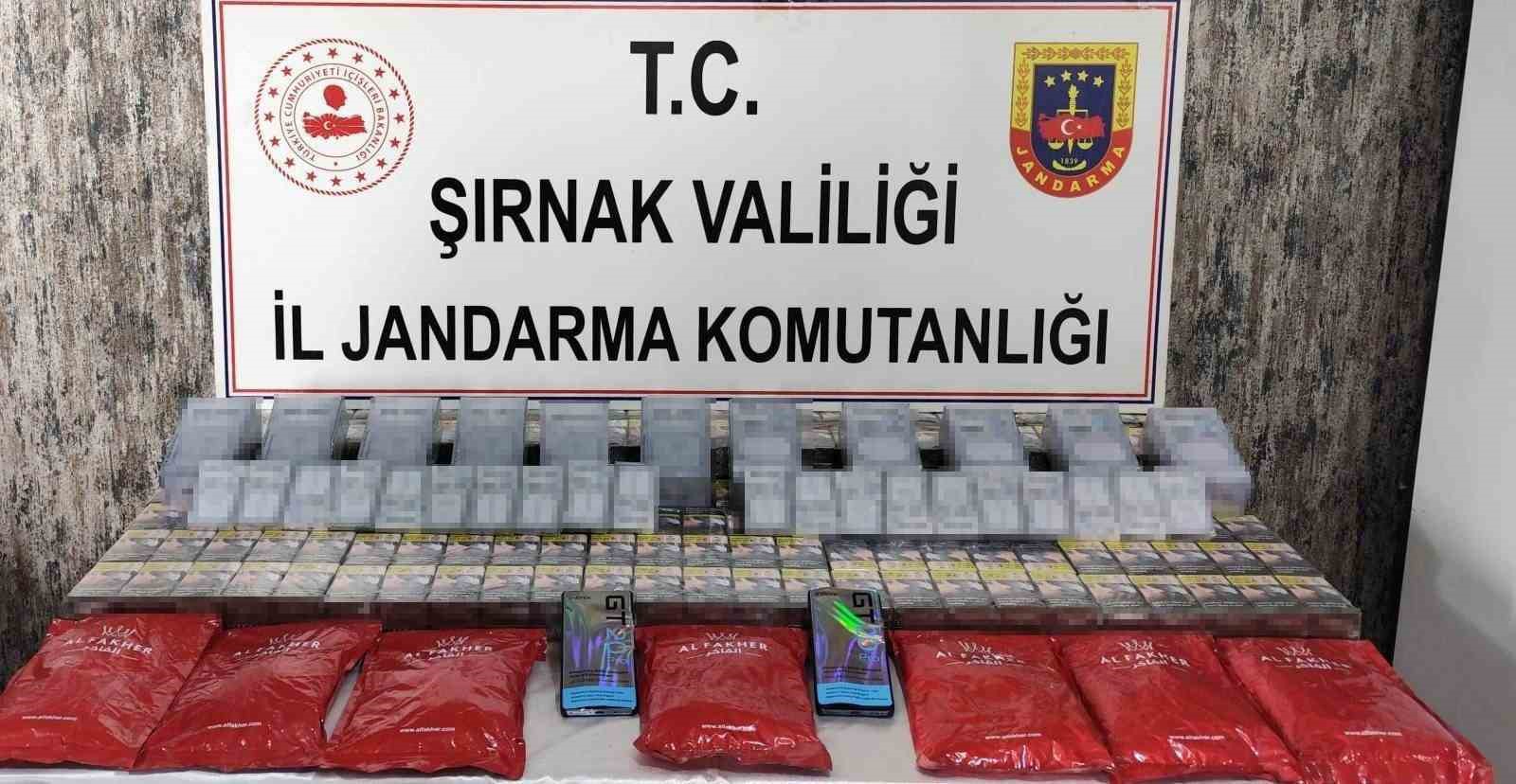 Şırnak’ta 3 milyon değerinde kaçak ürünler ele geçirildi