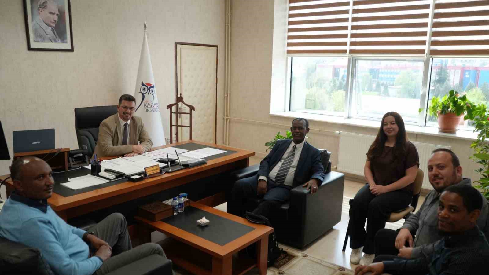 Etiyopya heyetinden KB&Uuml;&rsquo;ye akademik ziyaret
