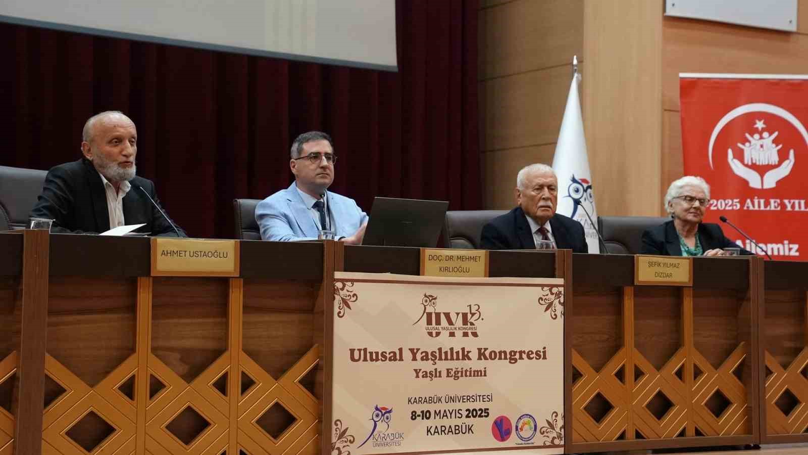 13. Ulusal Yaşlılık Kongresi Karabük’te gerçekleştirildi
