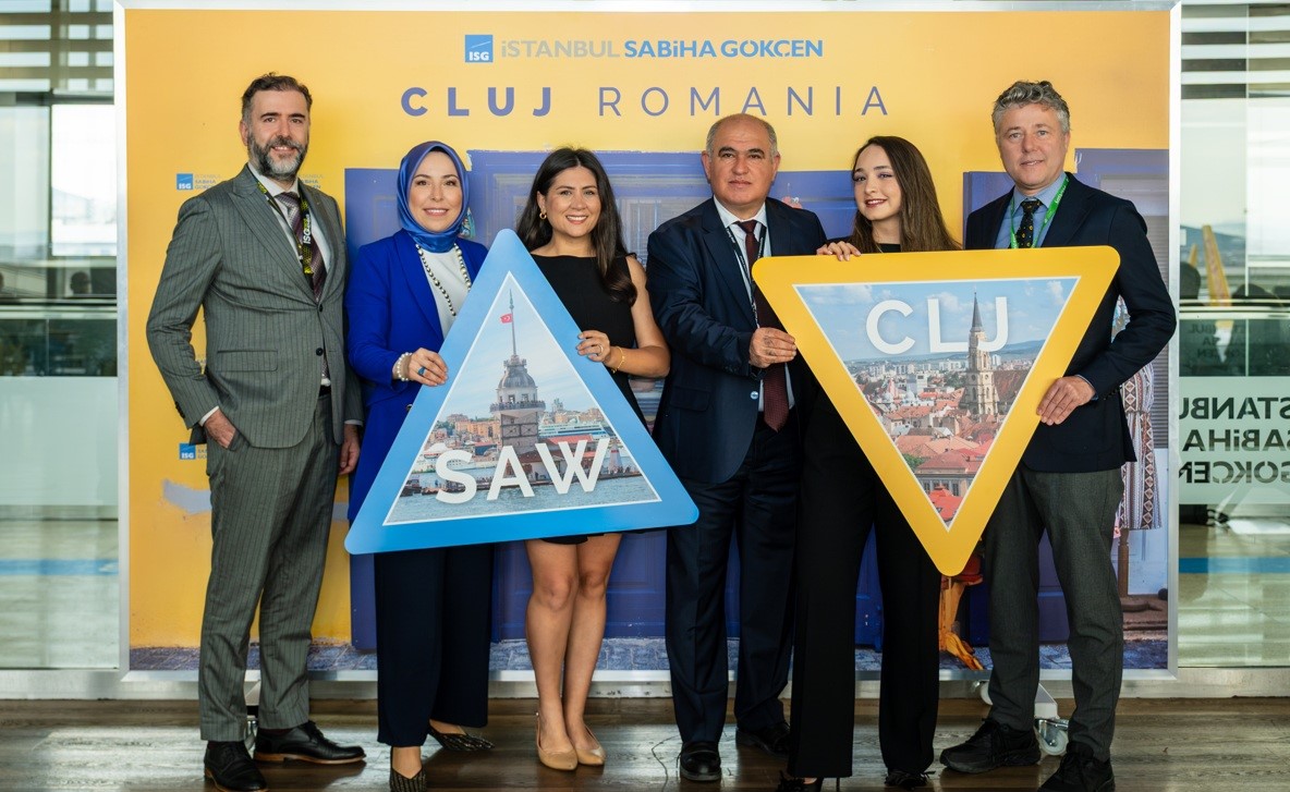 Sabiha Gökçen’den Orta Avrupa’nın giriş kapısı Cluj’a direkt uçuşlar başladı