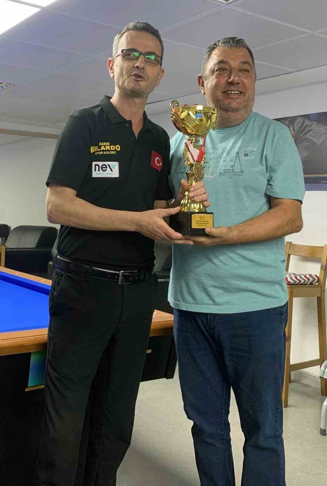 Dünya ve Türkiye 3 bant bilardo şampiyonu Muğla’da turnuvaya katıldı