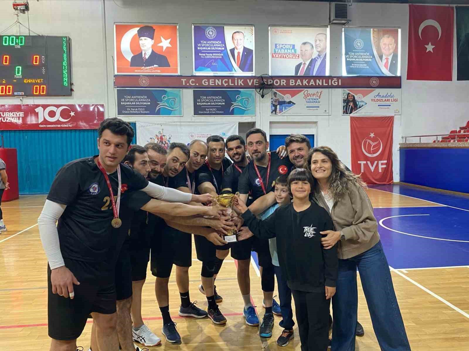 Düzce Emniyet Müdürlüğü şampiyon oldu