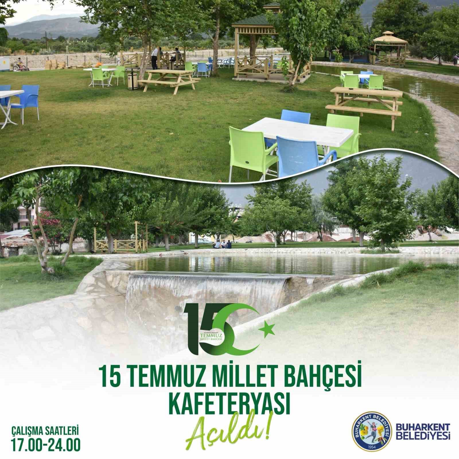 Buharkent’te Millet Bahçesi hizmete açıldı
