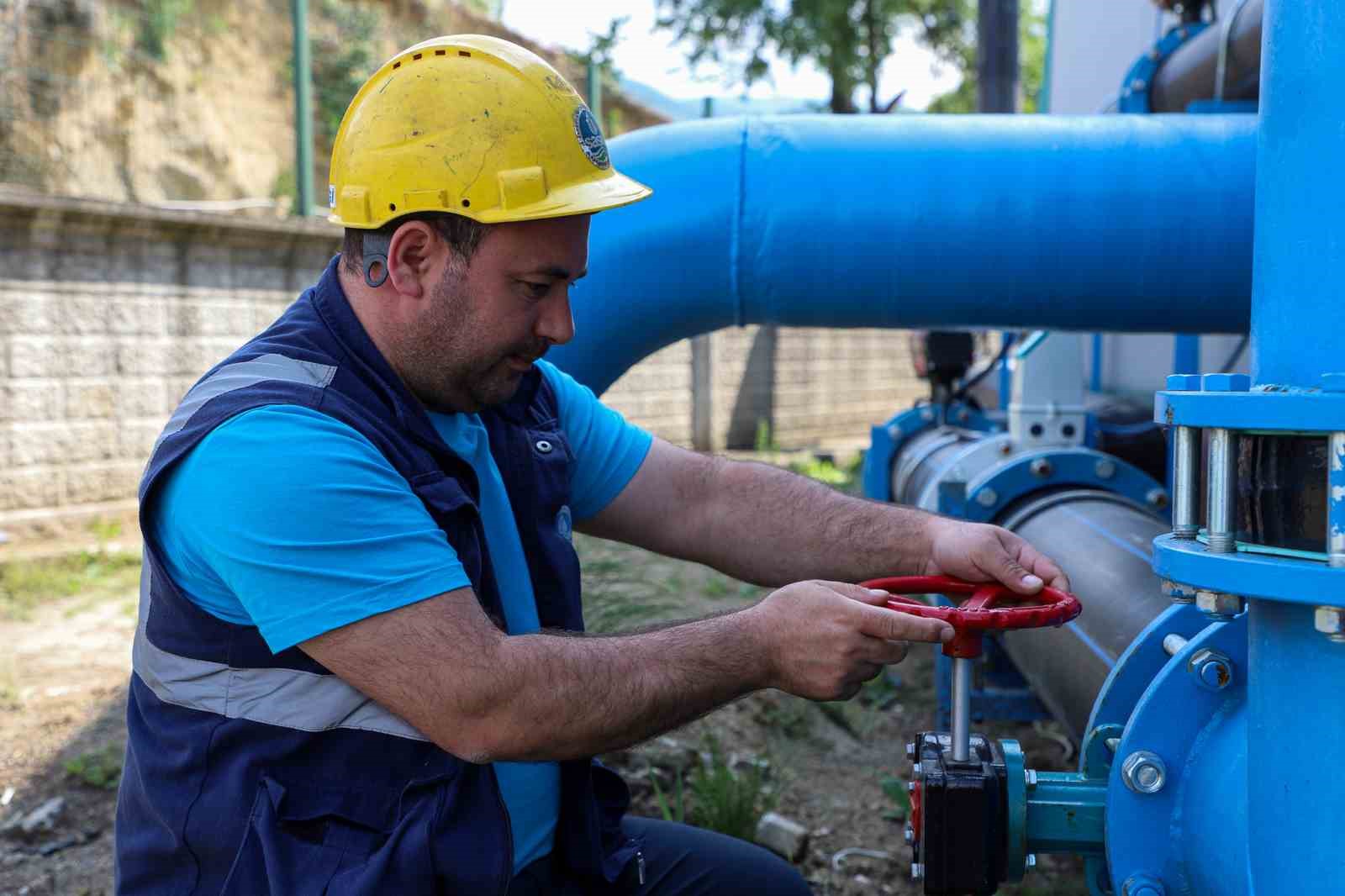 Karapürçek’te ön çökeltim sistemiyle arıtılan sular altyapı hatlarına ulaştı
